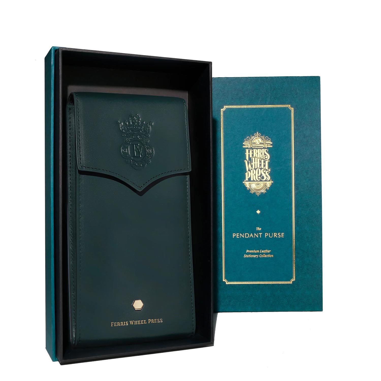 Ferris Wheel Press The Pendant Purse Deri Çanta Deep Teal