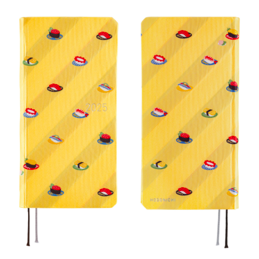 Hobonichi Techo Weeks 2025 Mega Bow & Tie: Sushi
