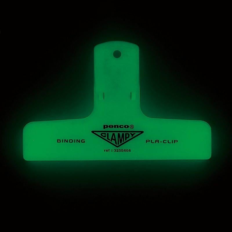 Penco Clampy Plastic Klips Glow In The Dark White