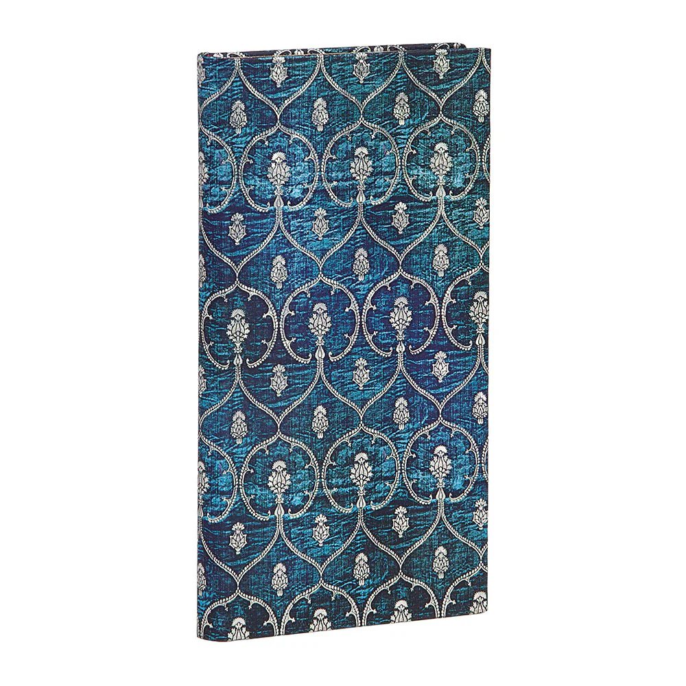 Paperblanks  Blue Velvet Slim Çizgili Defter
