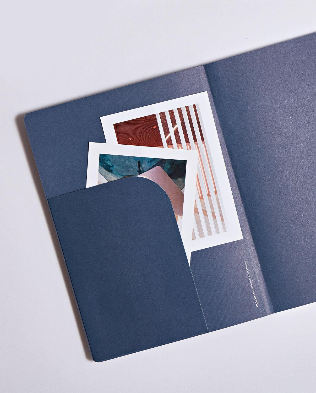 Nuuna Workbook XL Noktalı Defter 192 Sayfa - Bleu Nuit by MUT Design Studio Limited Edition