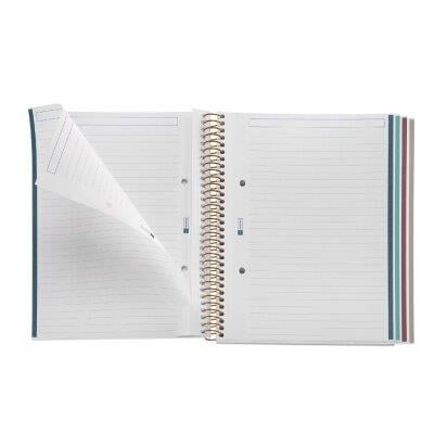 Miquelrius A5 70g 100 yaprak Telli Çizgili  Bloom British Defter 