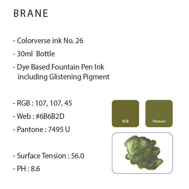 Coloverse No.26 BRANE - Glistening Series   Mürekkep