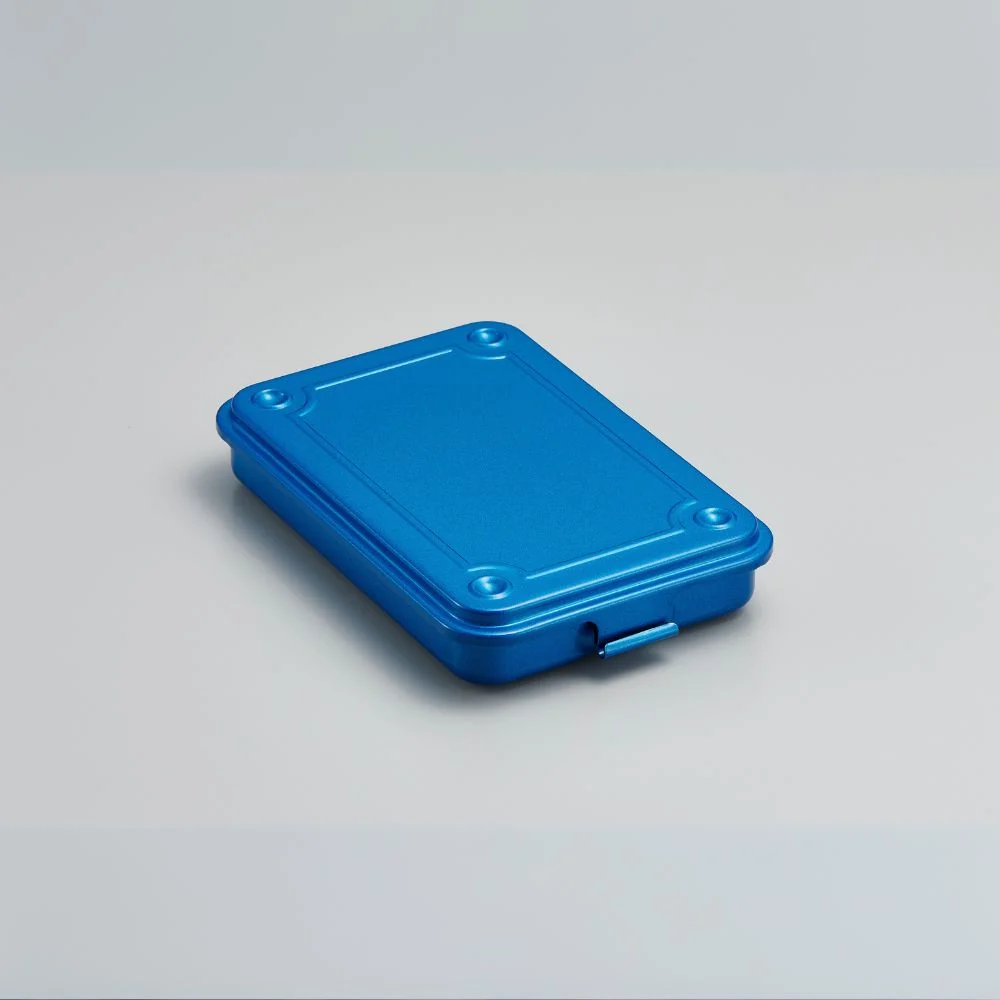 Toyo Steel T-152 Tool Storage Box Blue Metal Saklama Kutusu