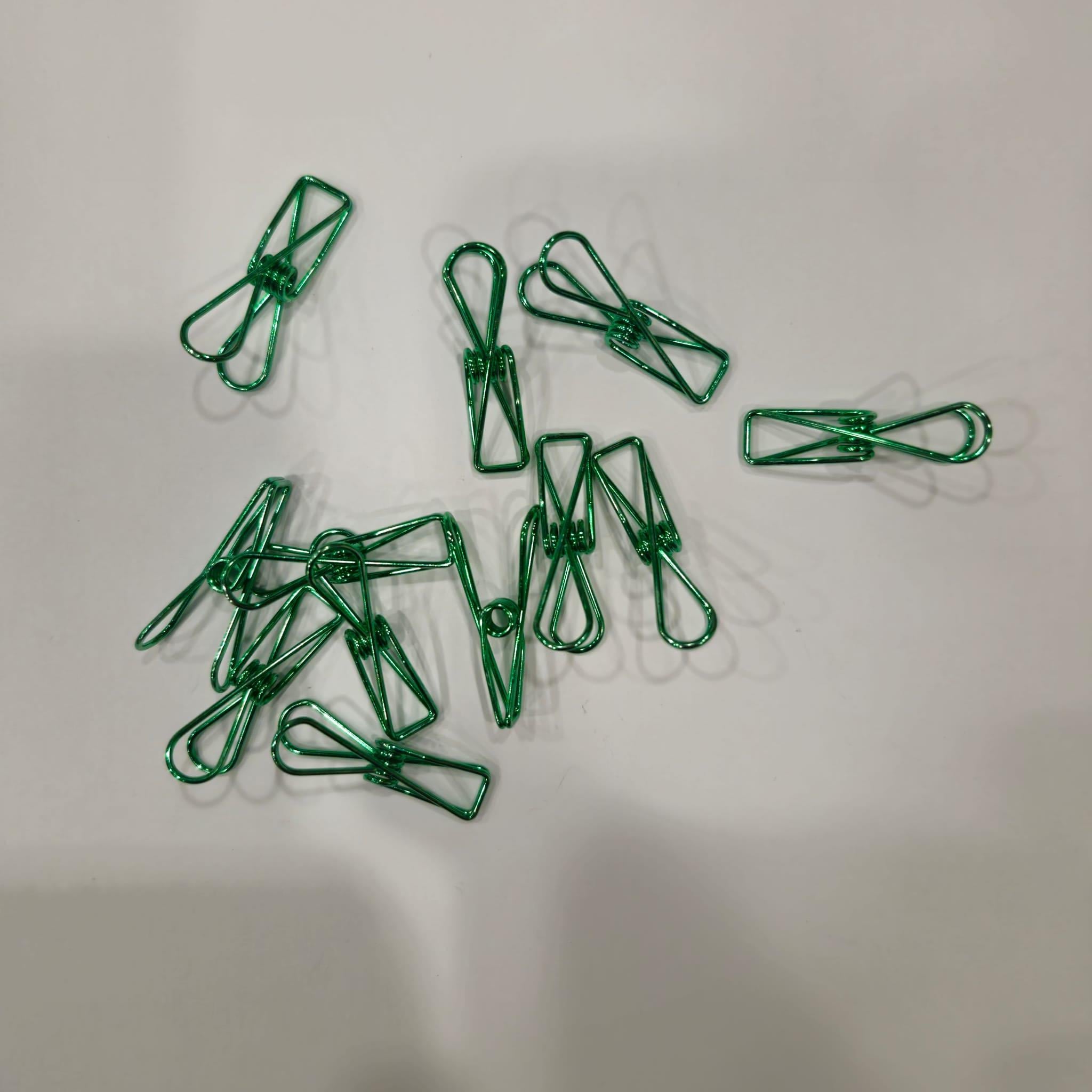 Kayigo Tiny Paslanmaz Çelik Mini Mandal Onikili Green