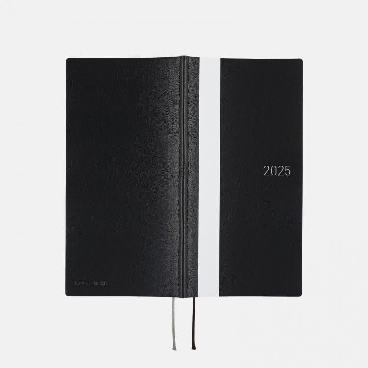 Hobonichi Techo Weeks Japanese Version - White Line Black 2025 Jan. Start