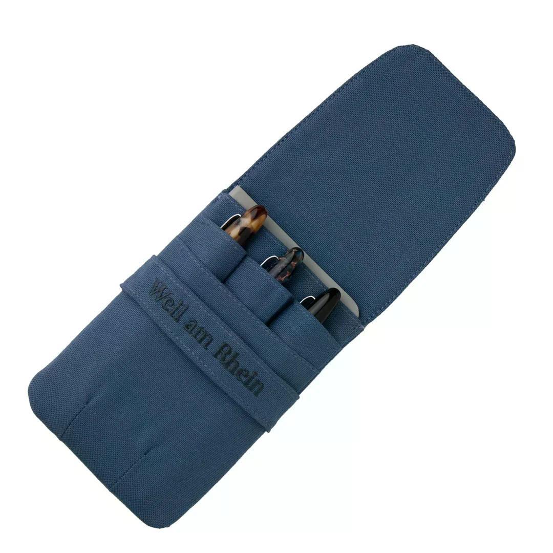 Weil am Rhein Triple Plus Serisi 3'lü Kalem Kılıfı Indigo