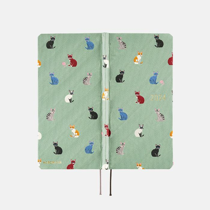 Hobonichi Weeks Japanese Version 2024 Jan. Start Hobonichi Weeks Bow & Tie: Cats & Me 