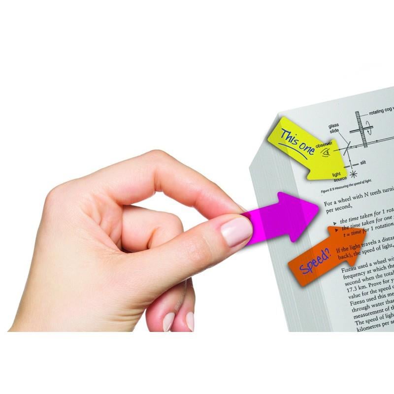 IF Sticky Highlighter Tabs Renkli Ok Şeklinde Post It