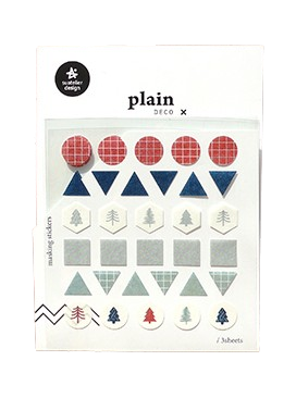Suatelier Deco Sticker Plain Label Stickers 1616 Plain 12