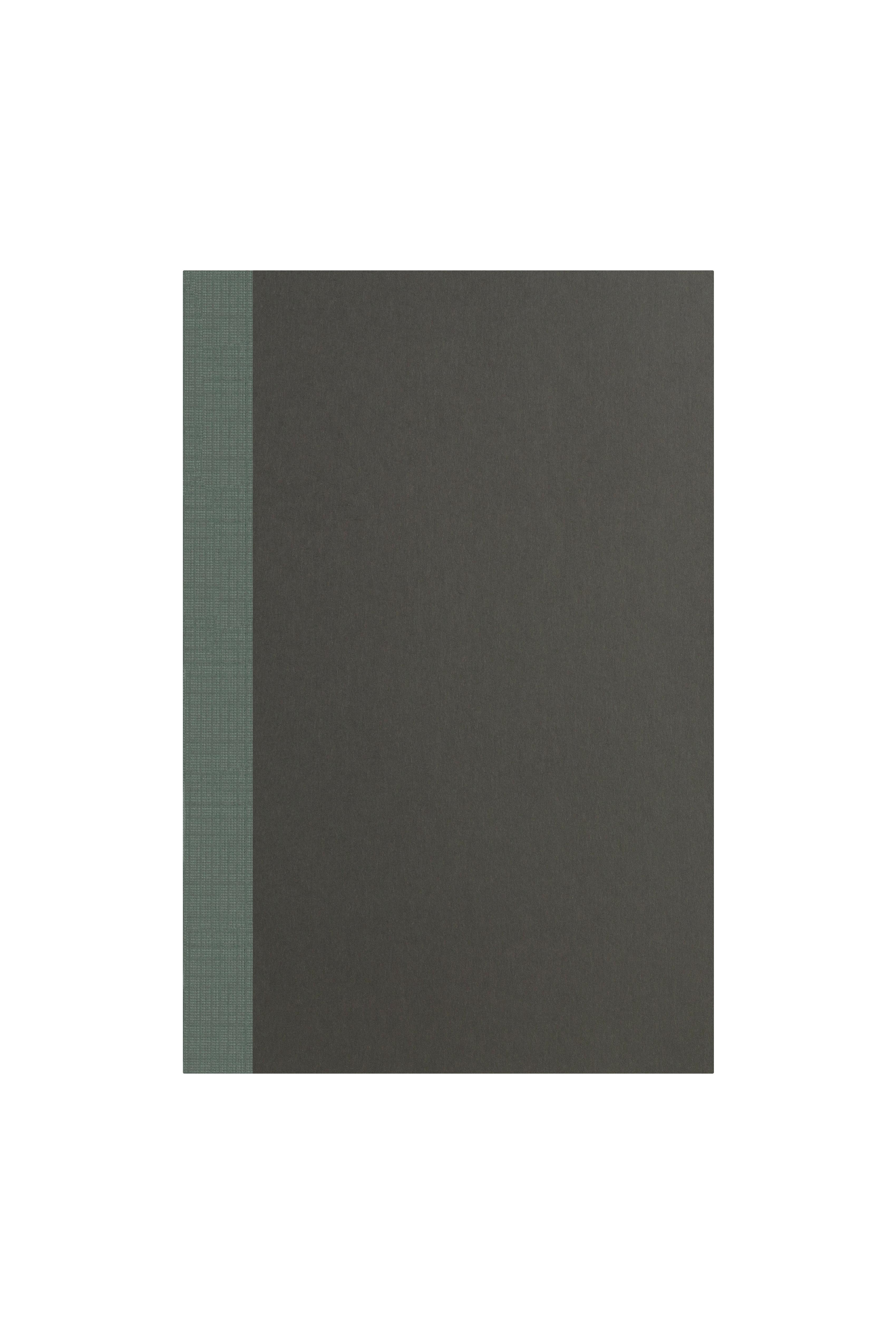 Laton Ilmiö A5 Keten Kumaş Sert Kapaklı Defter Dark Grey
