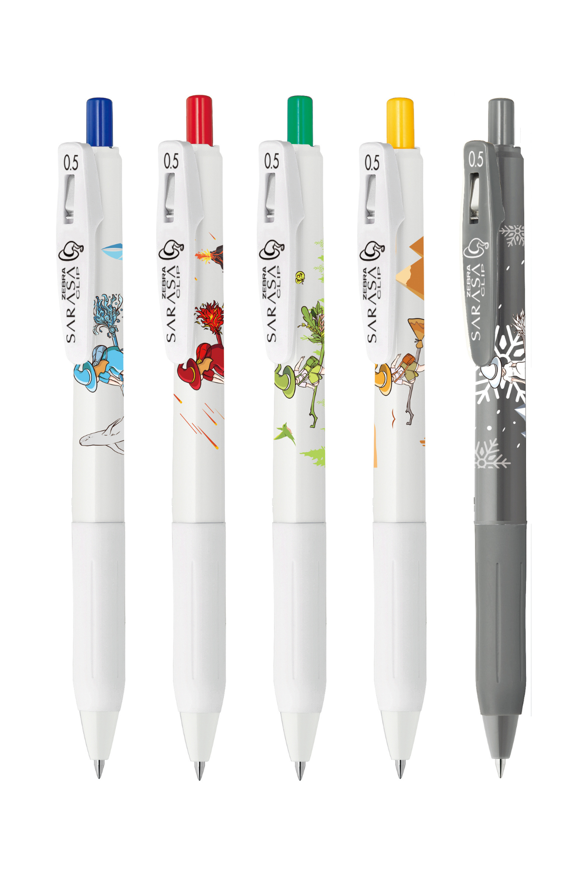 Zebra Sarasa Clip 0.5 Witch 5’li Set Jel Kalem Seti