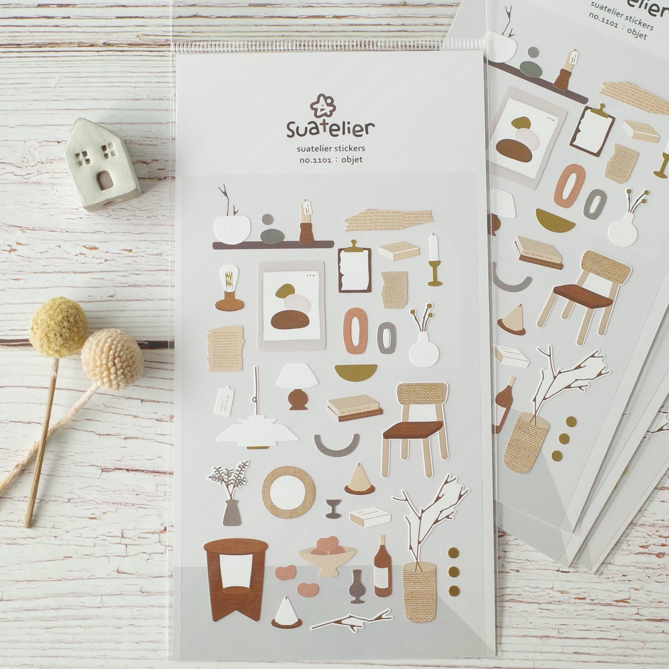 Suatelier Deco Sticker Seti Objet