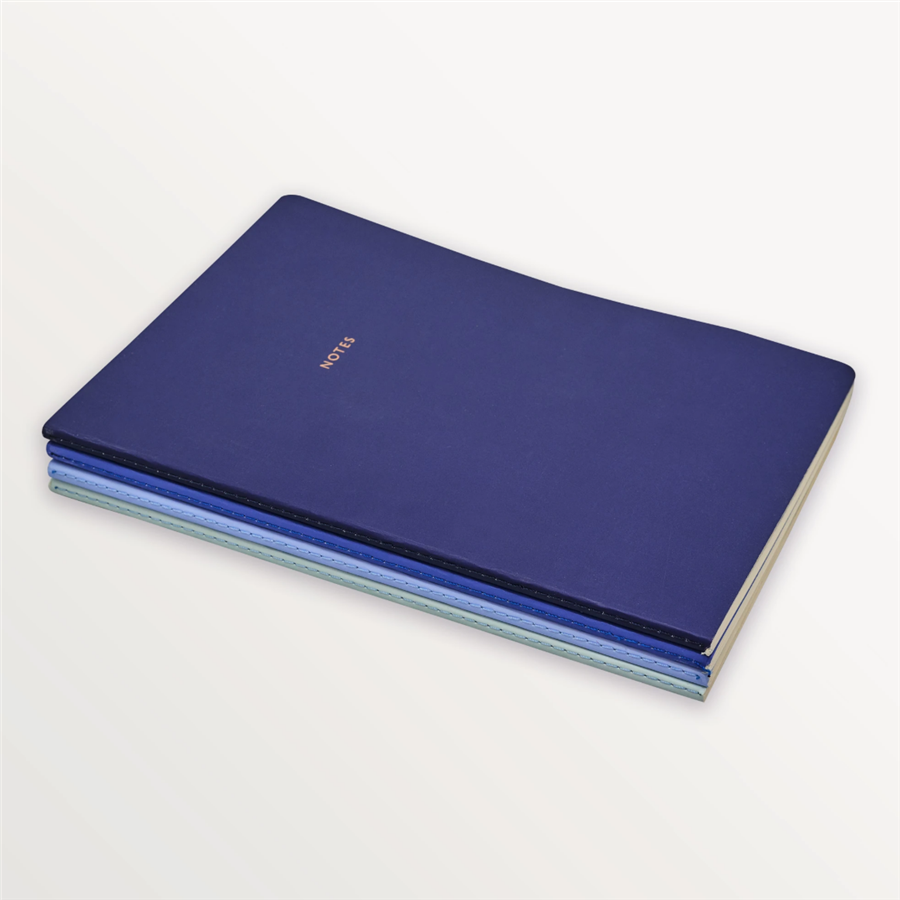 Episode Colourblock Uno Blue Hues  4'lü B5 Defter