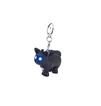 nahtarlık Kikkerland Led Işıklı Siyah Kedi Anahtarlık