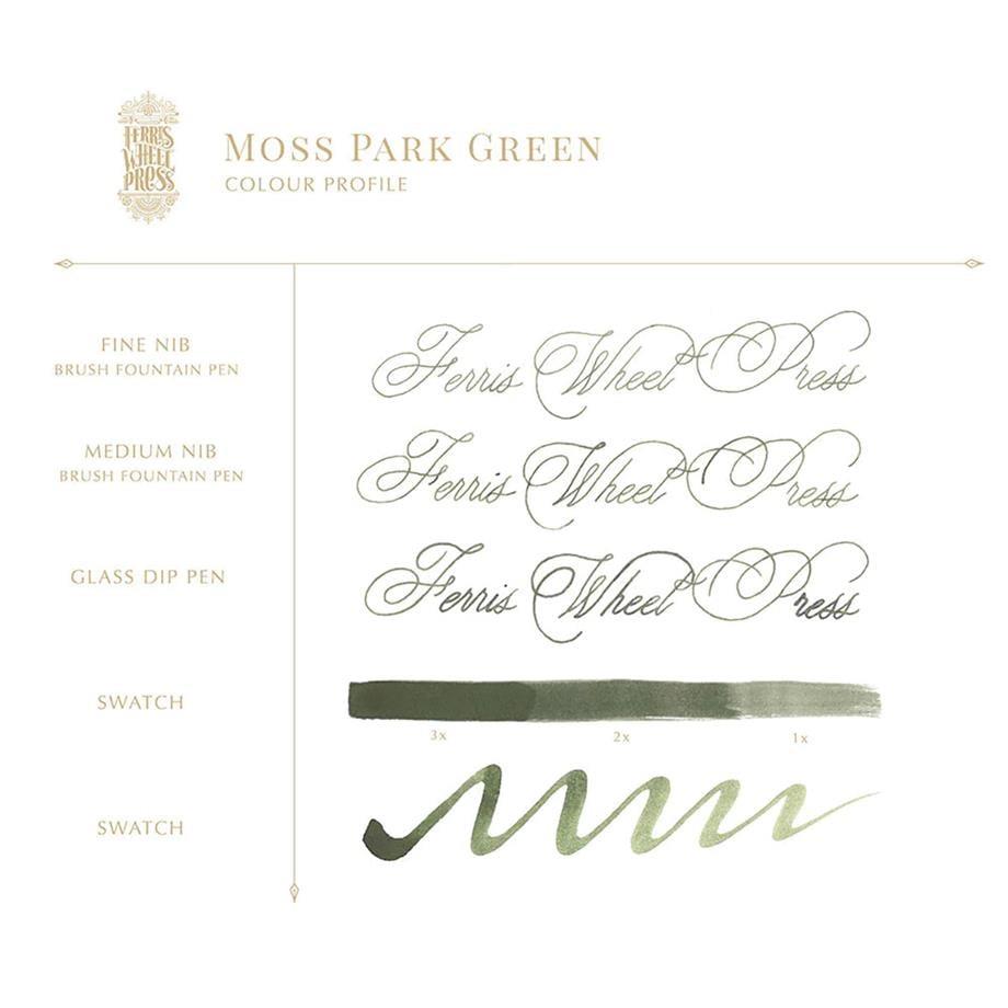 Ferris Wheel Press 38 ml Şişe Mürekkep Moss Park Green