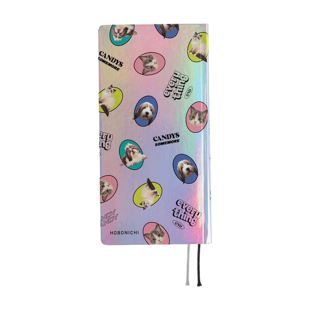 Hobonichi Techo Weeks - English - Candy Stripper: Random Dog & Cat (Aurora) - 2026 Jan Start
