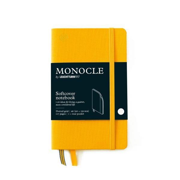 Leuchtturm1917 x Monocle Limited Edition Defter A6,  Yumuşak Kapak, 128 Noktalı Sayfa Yellow 363368
