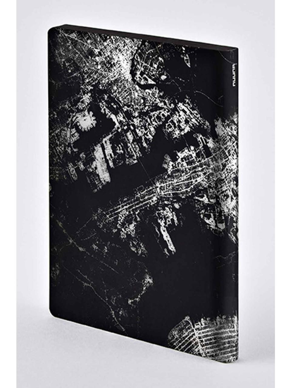 Nuuna Graphic L Light Noktalı - NightFlight Over New York City Defter