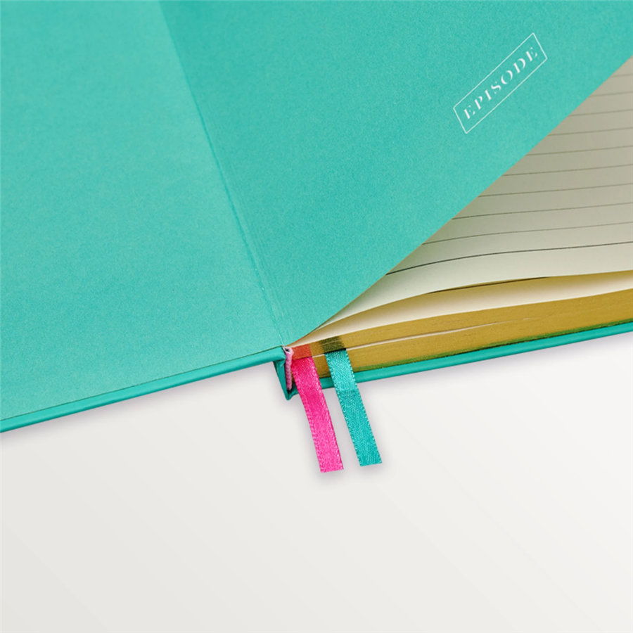 Episode Colourblock Duo Teal Raspberyy B5 Kalın Defter