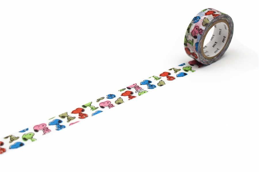 Kamo-i Masking Washi Tape 15mm×7m Peanuts 