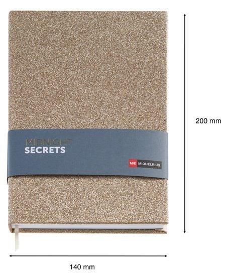 Miquelrius Midnight Secrets Glitter Noktalı Defter A5