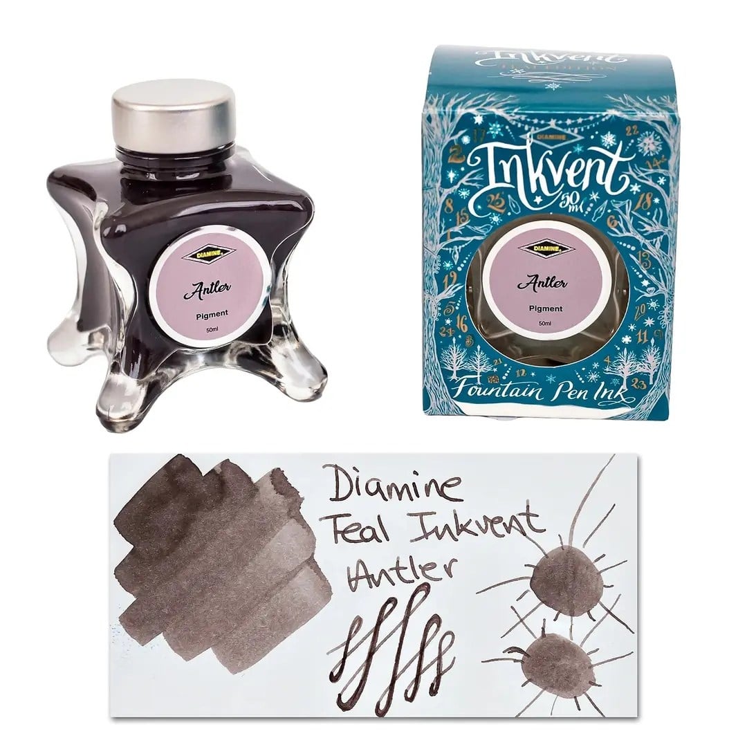 Diamine Inkvent Teal Calender Antler Pigment Mürekkep