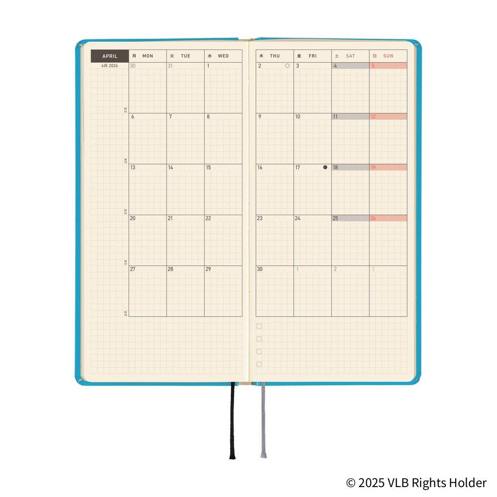 Hobonichi 2026 Weeks English Virginia Lee Burton/Little House January Start