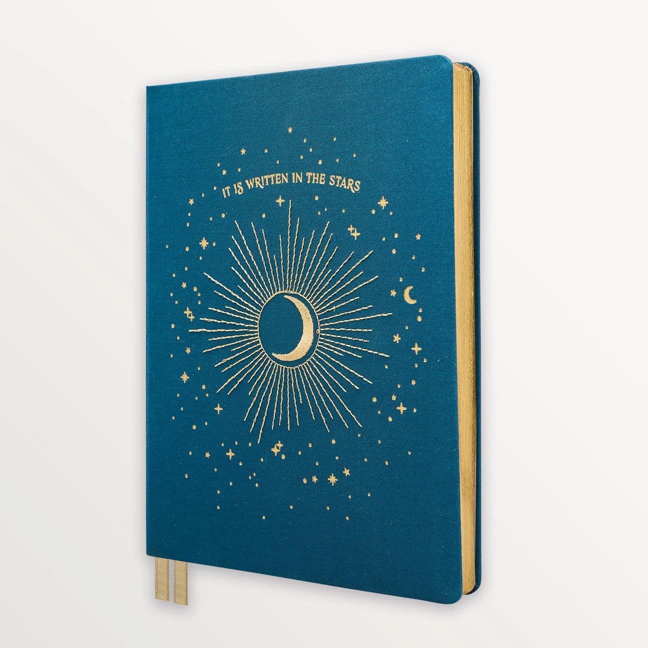 EPISODE CELESTIAL VERDIGRIS EMBROIDERED XL NOTEBOOK