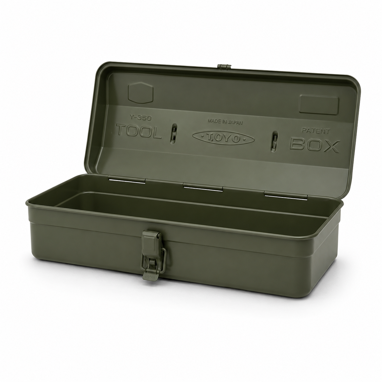 Toyo Steel Y-350 Tool Storage Box Military Green Metal Saklama Kutusu
