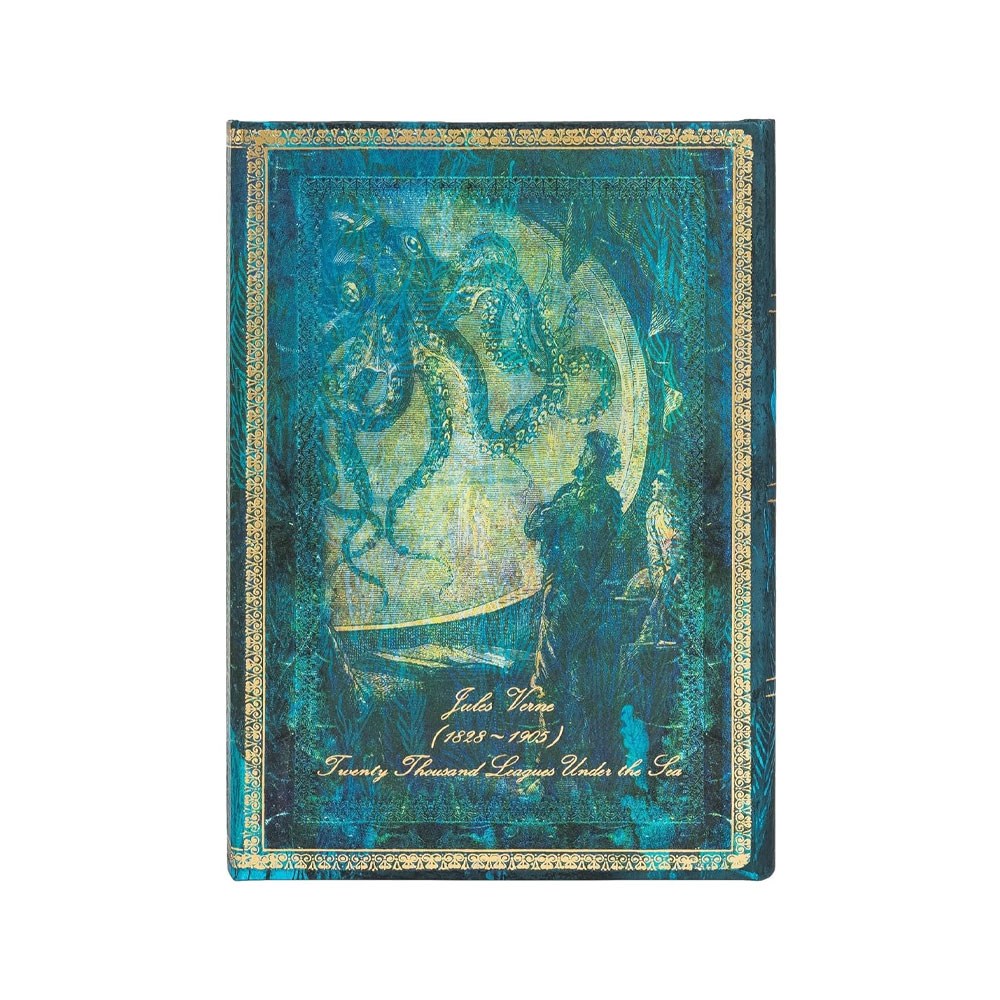 Paperblanks Verne Twenty Thousand Leagues Sert Kapak 13x18 Çizgili Defter PB6492-3