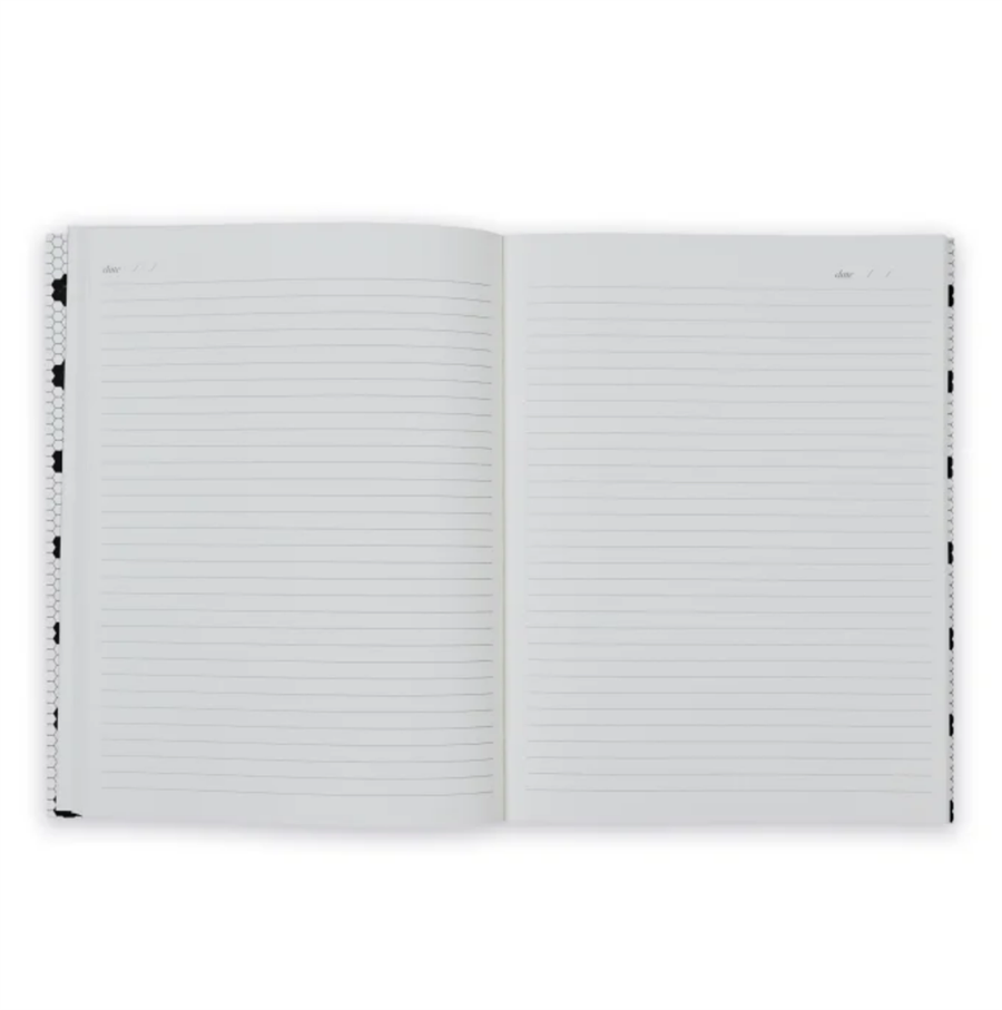 Episode Monochrome Hexagon Mosaic XL Perfect Bound Defter