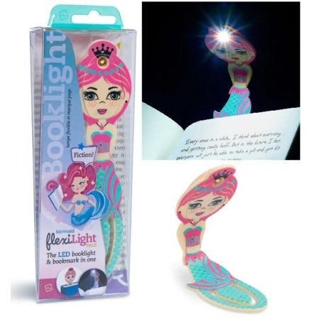 Flexilight Pals Mermaid Teal -  Arkadaşlar Esnek Okuma Lambası Denizkızı Teal Mavisi