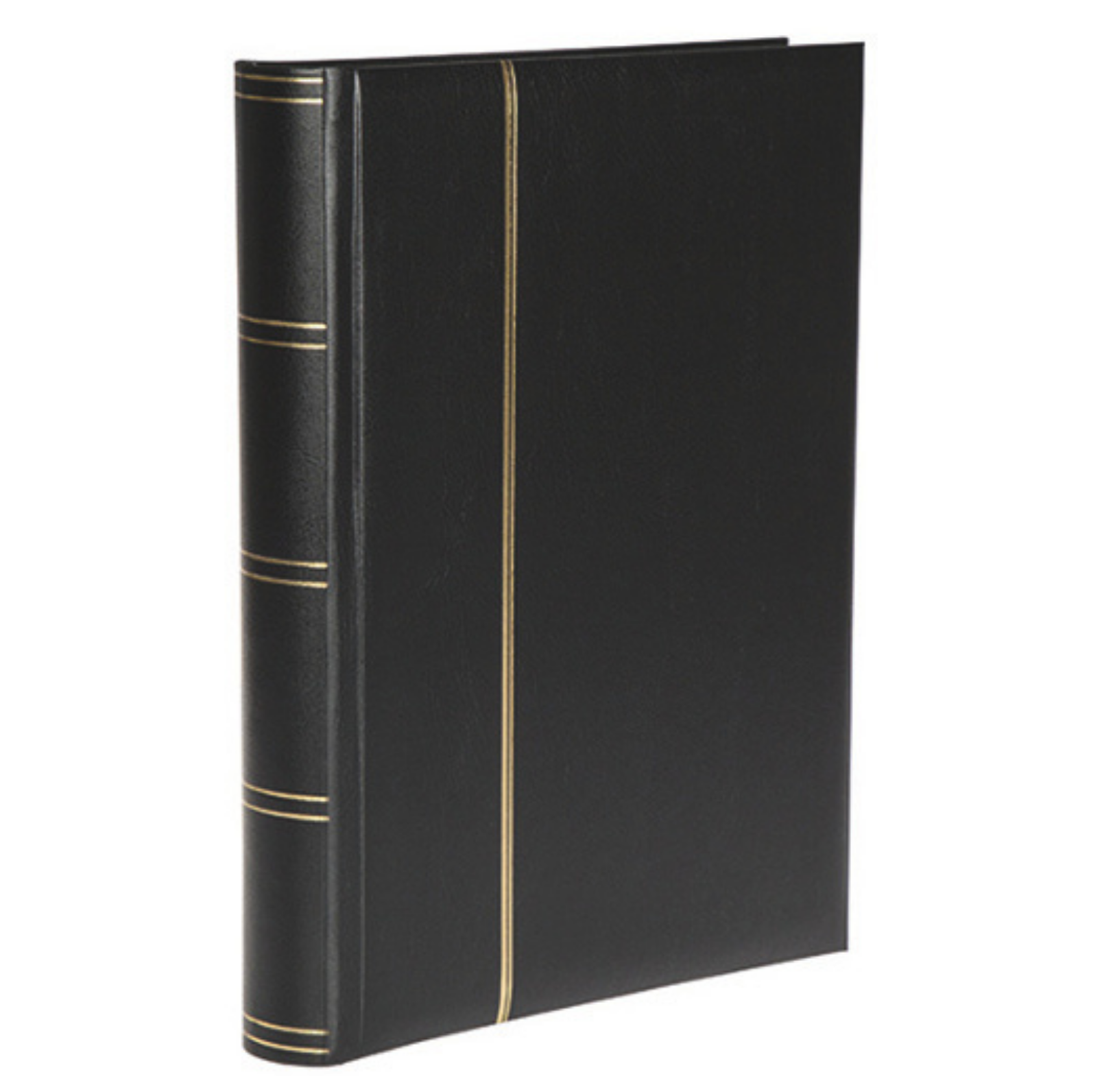 Leuchtturm Zarf Koleksiyonu İçin A4+ Boyut, 32 Yaprak, 64 Sayfa, 128 Adet Bölme (Beyaz Zemin) - Siyah PH-273038