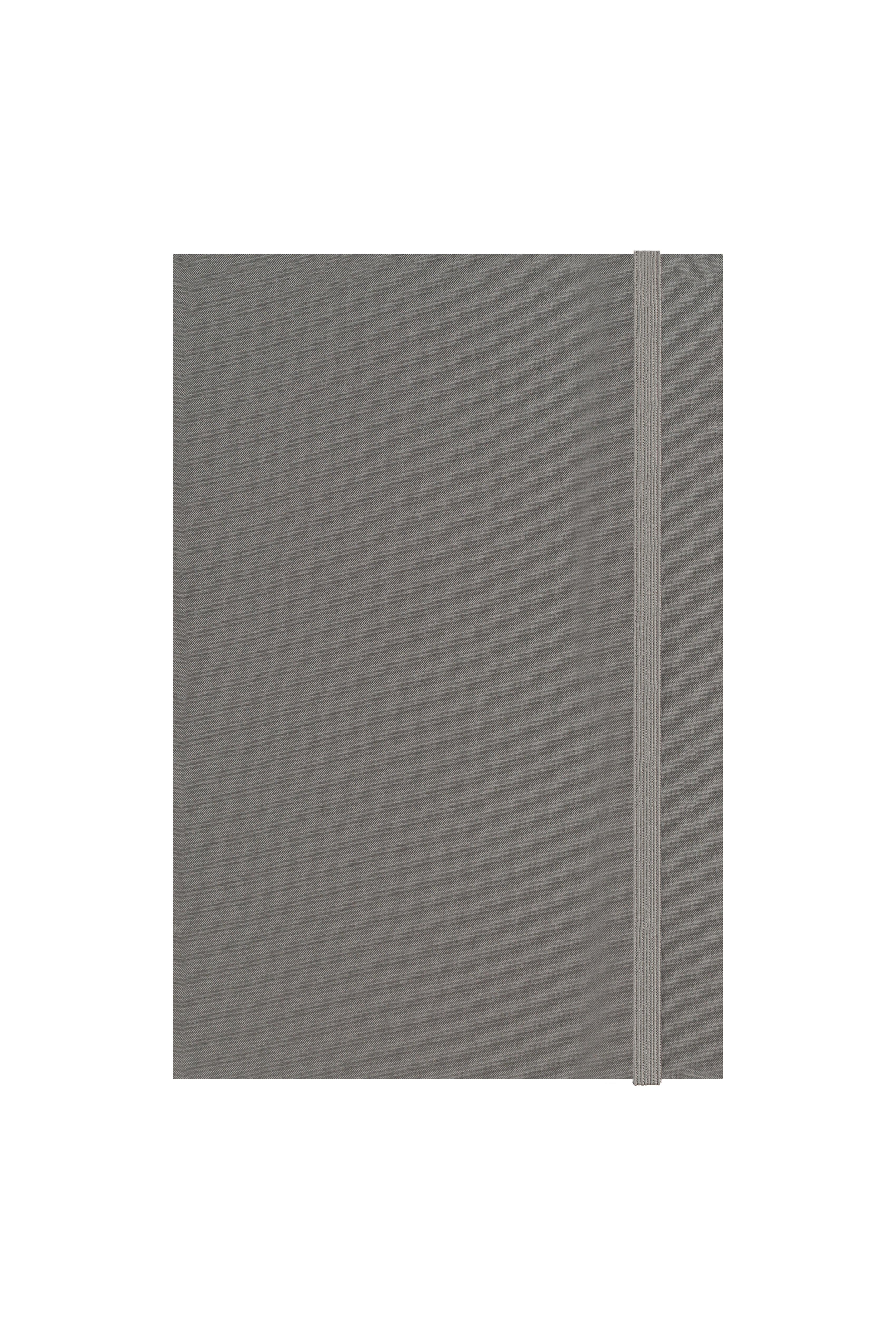 Laton Kokea A5 Keten Kumaş Sert Kapaklı Defter Grey
