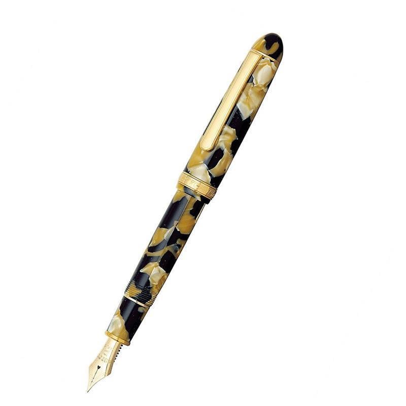 Platinum #3776 Century Celluloid Calico Dolma Kalem  14K Altın F Uç