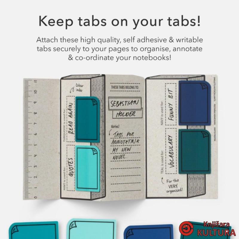 İf Bookaroo Kitap Ayracı & Post It  Blue