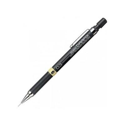 Zebra Drafix Versatil Kalem 0.3 mm Siyah - Sarı (98521)