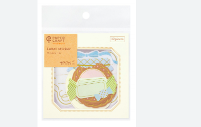 Midori sticker seal 2610 PCM label sweets pattern