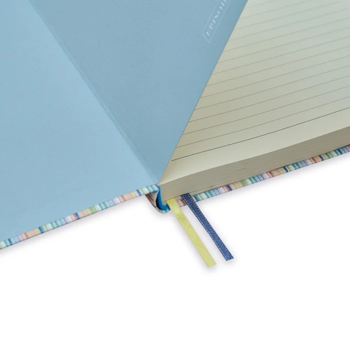 Episode Stripe Spectrum Pinstripe A5 Flex Linen Defter