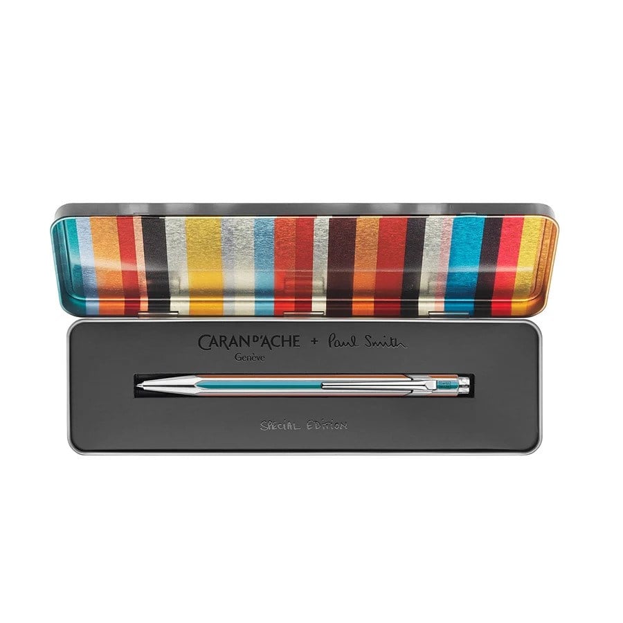 Caran d'Ache + Paul Smith 5th Edition 849 Tükenmez Kalem Silver 849.345