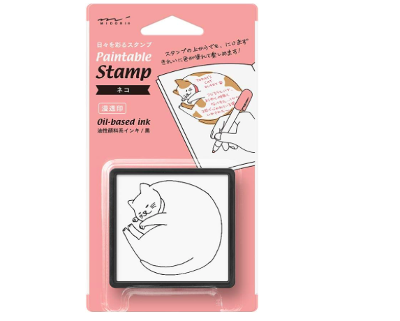 Midori Paintable Penetration Stamp Damga - Large Size Cat 35396006