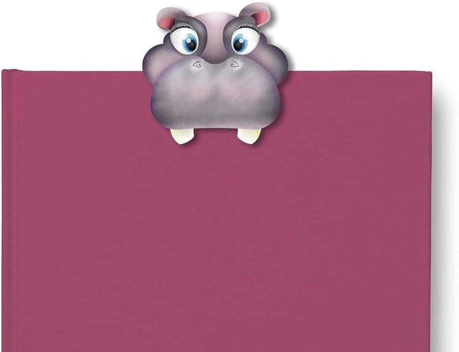İf TeethMarks Bookmarks  Kitap Ayracı Hippo Su Aygırı