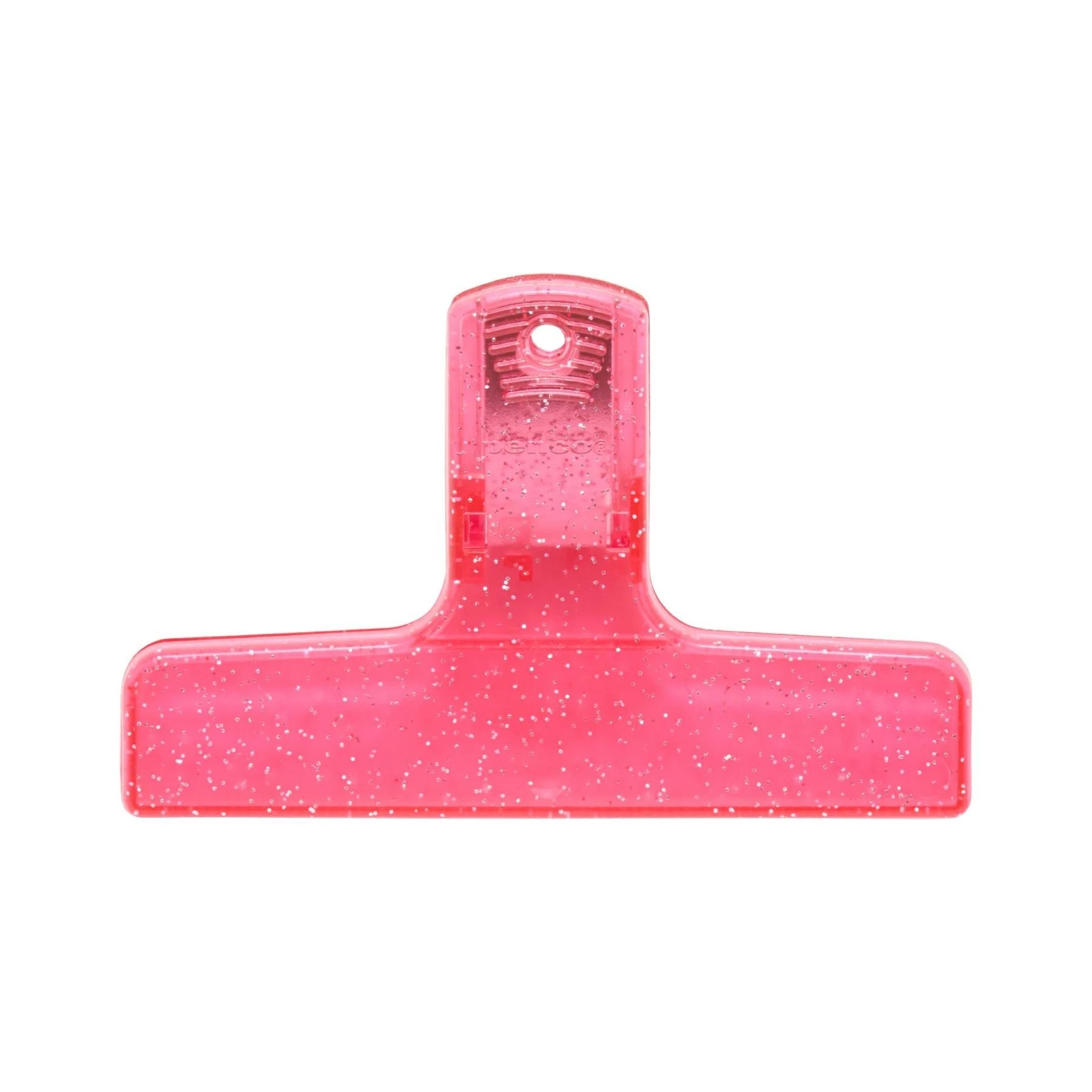 Penco Clampy Glitter Plastic Klips Pink