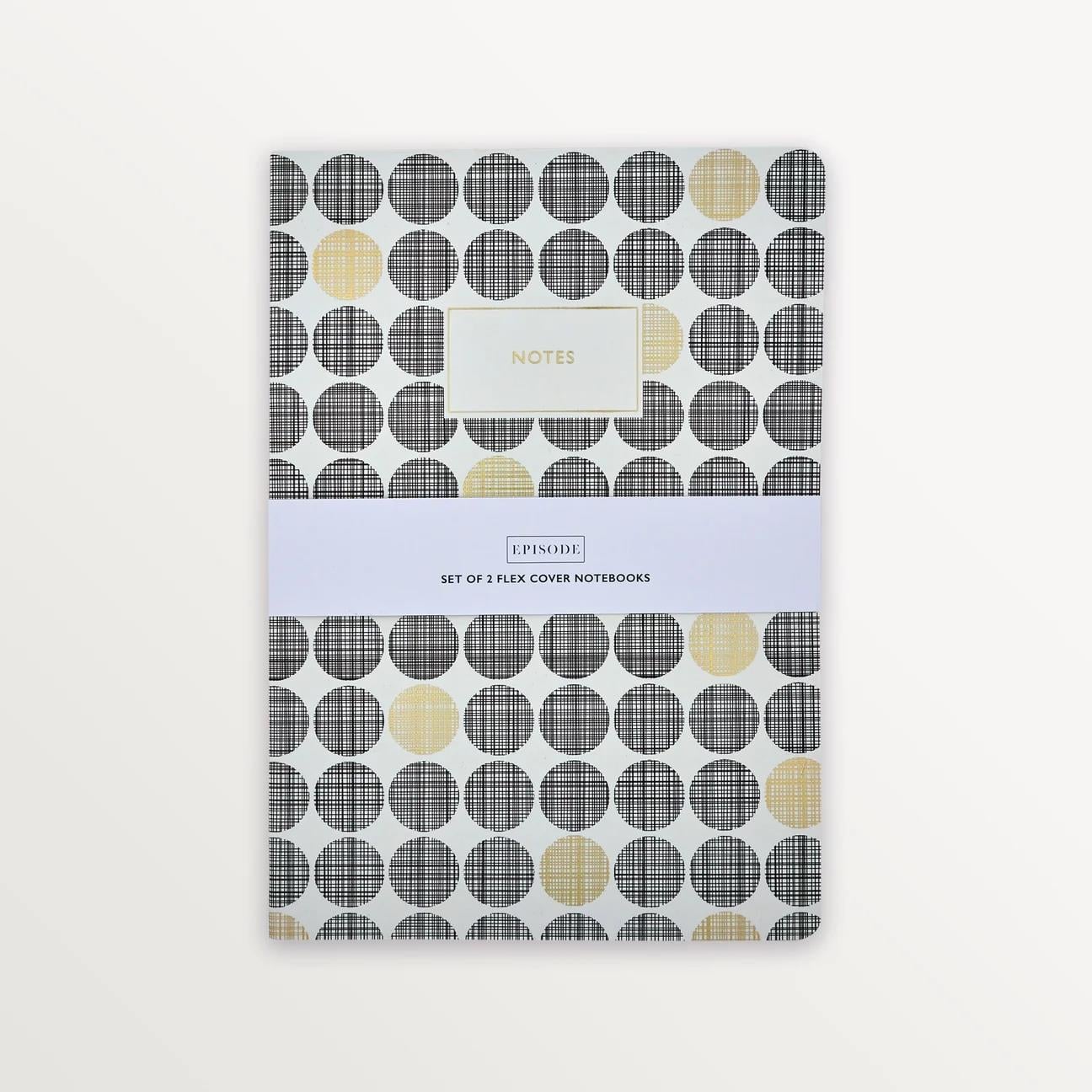EPISODE MONOCHROME MIX SET OF 2 B5 NOTEBOOKS