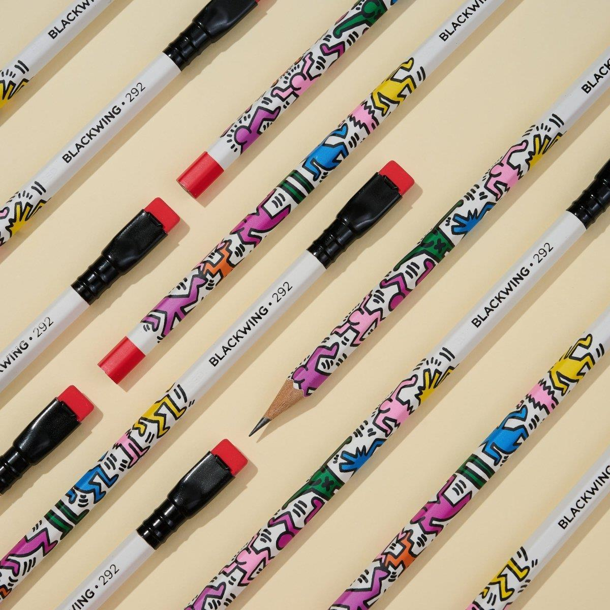 Palomino Blackwing  x Keith Haring Limited Edition Balanced Ahşap Kurşun Kalem 12'l Set