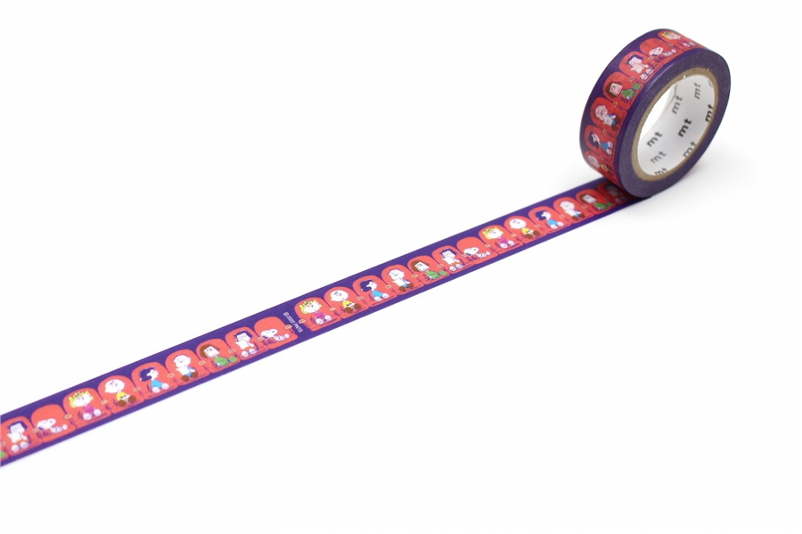 Kamo-i Masking Washi Tape 15mm×7m Peanuts Theater 