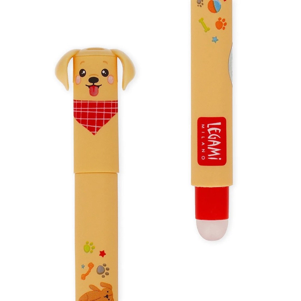 Legami 3'Lü Silinebilir Jel Kalem Seti - Golden Retriever + Bulldog + Poodle EPSET0017 