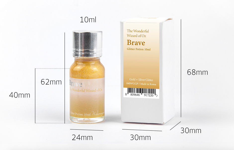 Wearingeul Brave (Wizard of Oz) Glitter Potion Mürekkep Simi 10ml 