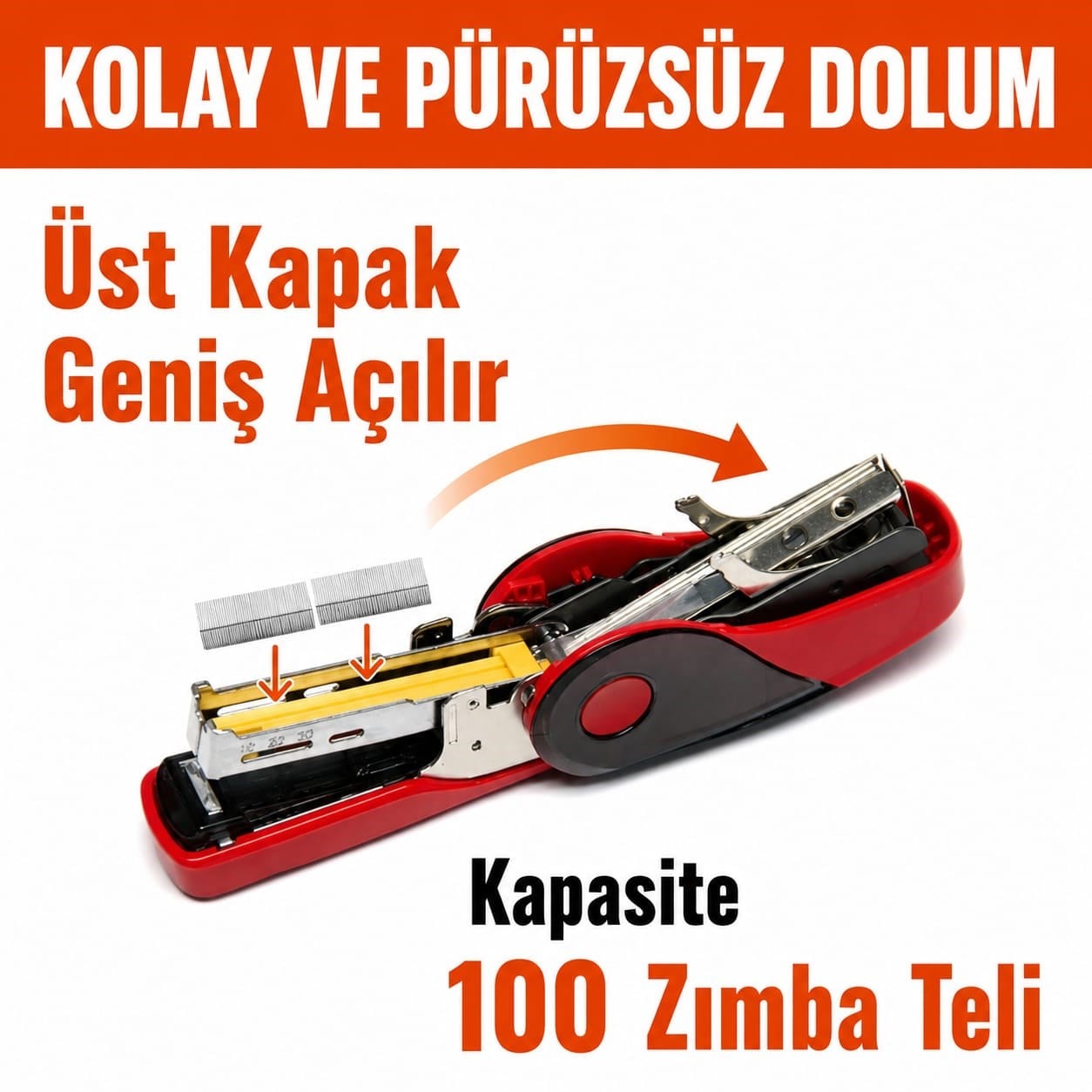 Max HD-10FL3 Mini Zımba - Siyah